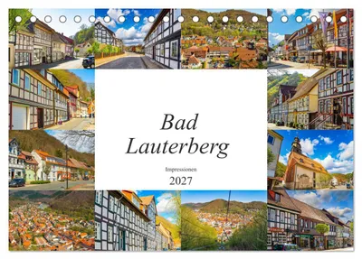 Produktbild von Bad Lauterberg Impressionen (Tischkalender 2027 DIN A5 quer), CALVENDO Monatskalender