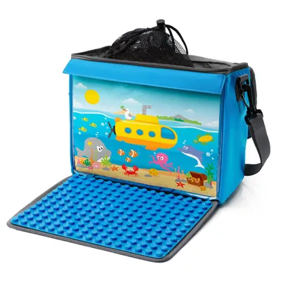 Produktbild von Fantifant Baustein-Tasche L blau