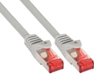 Obrázok produktu pre InLine 76430, 30 m, Cat6, S/FTP (S-STP), RJ-45, RJ-45, Šedá