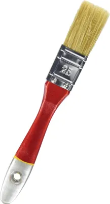 Produktbild von Hardy Working Tools 6X Flachpinsel-Set 25 mm Serie 33 mit Natürlichen Hellen Bor