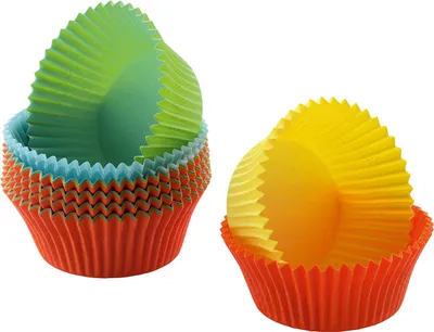 Produktbild von KAISER Papierbackförmchen Mini-Muffin Ø4,5cm farbig sortiert 150er Pack