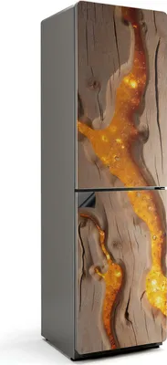 Obrázek produktu pro Magnetický kryt lednice - Magnetická fólie magnetická kuchyňská - Magnet na lednici - Samolepicí magnetická tabule - Magnetická fólie na dveře lednice - 60x205 cm