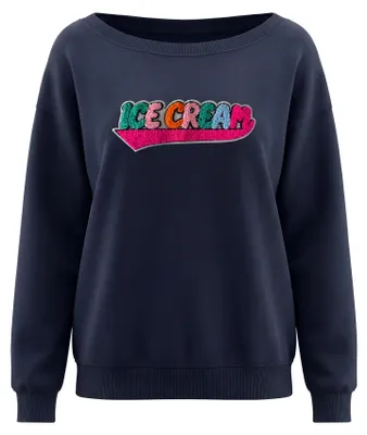 Produktbild von Sweatshirt für Herren, aus 60% Polyester und 40% Baumwolle, in Blau, Größe M