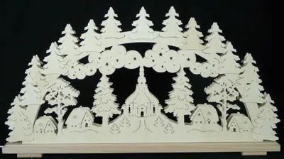 Produktbild von Original Erzgebirgischer Marken Schwibbogen Lichterbogen 70 x 43 cm S70-0_10