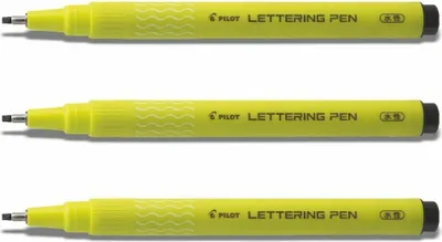 Produktbild von Pilot Fineliner Lettering Pen 2.0 - 3er-Set schwarz