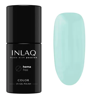 Zdjęcie produktu dla INLAQ Lakier Hybrydowy Minty Sky 6ml HEMA Free