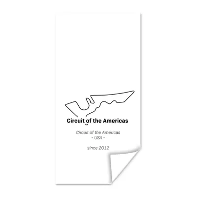Produktbild von MuchoWow® Poster Formel 1 - Amerika - Rennstrecke 20x40 cm - Plakat - Foto
