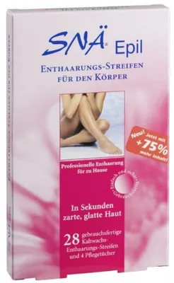 Produktbild von Snä Epil Enthaarungsstreifen Körper 14 Doppelstreifen 2er Pack