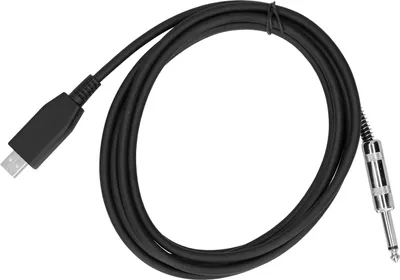 Produktbild von USB-auf-6,35-mm-Audiokabel für E-Gitarre, Plug-and-Play-Audioadapter, 3 m / 9,8 Fuß