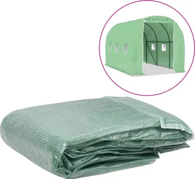 Obrázok produktu pre Náhradná plachta na skleník (6,86 m²) 200x343x200 cm, zelená