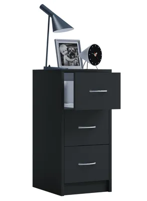 Immagine prodotto di Mobile notturno | Tavolino | Comodino | Dimensioni ca. H. 65 x W. 33 x D. 35 cm - Boxal Maxi