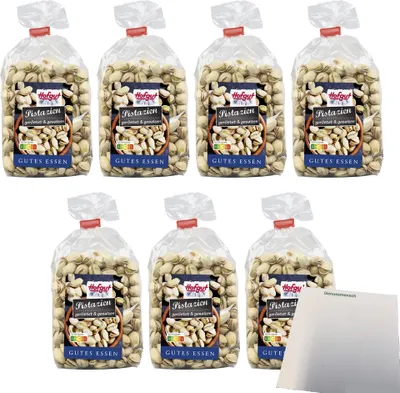 Produktbild von Hofgut Pistazien G+G VPE (7x200g Beutel) + usy Block