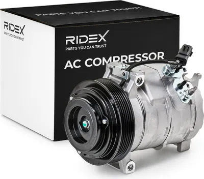 Produktbild von RIDEX 447K0165 10S17C Klimaanlage Klimakompressor für JEEP GRAND CHEROKEE III (WH, WK) für CHRYSLER 300 C Touring (LX, LE)