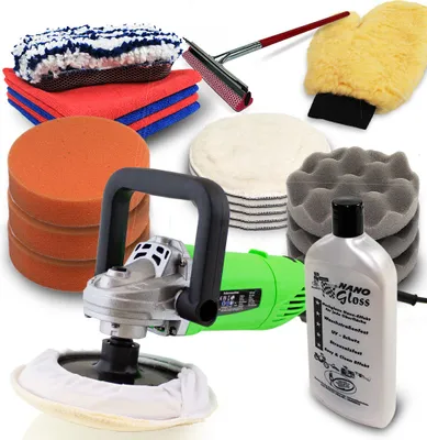 Produktbild von Bituxx Poliermaschine 950W mit Zubehör (Set 8) MS-14293