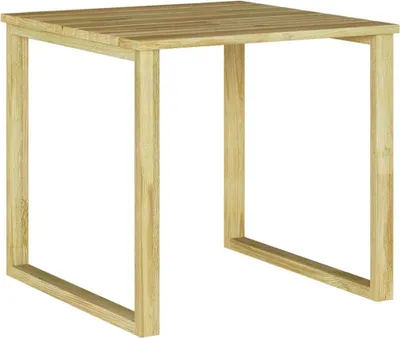 Obrázek produktu pro vidaXL Stůl přírodní 50,5 x 50 x 46 cm Impregnované borovicové dřevo