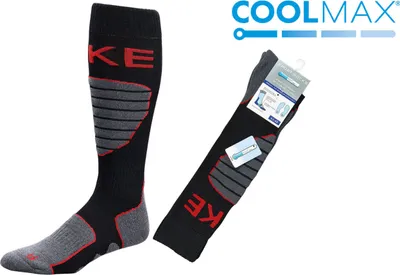 Produktbild von 1 Paar Coolmax (Polyesterfasern)® Motorradsocken Biker Socken Bikesocken für Motorradfahrer Funktionsstrumpf Gr. 39-42