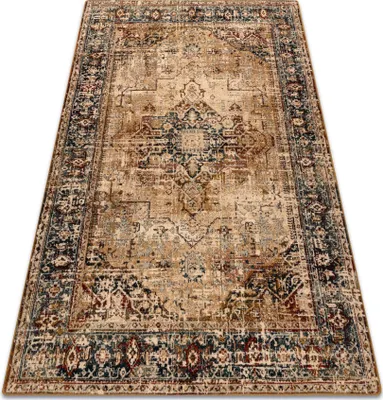 Produktbild von Wollteppich POLONIA KALAR smaragd beige 300x400 cm