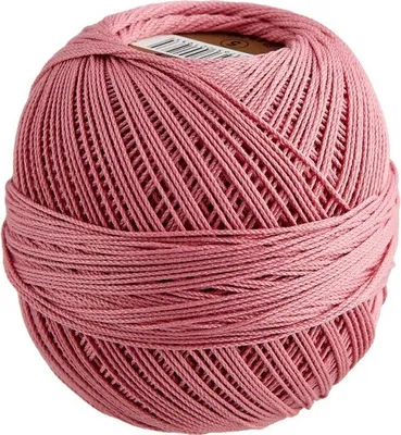 Produktbild von Elisa Häkelgarn,Filethäkelgarn,50g/200m,100% Baumwolle, Stärke 5, für Tischdecken,Vorhänge,NS 1,75-2.0 mm 8591 altrosa
