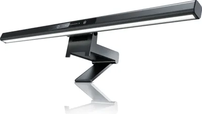 Produktbild von CSL LED Monitorlampe, Bildschirmlampe mit Dimmfunktion, Schreibtischlampe, 4,5W, Screenbar, 3 Lichtfarben, Monitorlicht, blendfrei, Monitor Lampe, Sensortouch, Lichtfarben warm neutral kalt, 35° schwenkbar