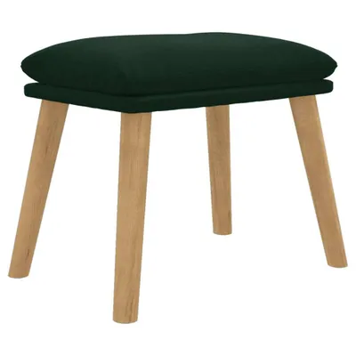 Obrázek produktu pro Podnožka tmavě zelená 45x29,5x35 cm samet