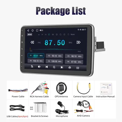 Produktbild von Autoradio – Autoradioanlage – Einzelschalttafel-Radio – Multimediasystem – Touchscreen-Radio