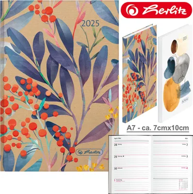 Produktbild von Herlitz Taschenkalender Motiv A7 2025, Jahr / Motiv:2025 / Gräser