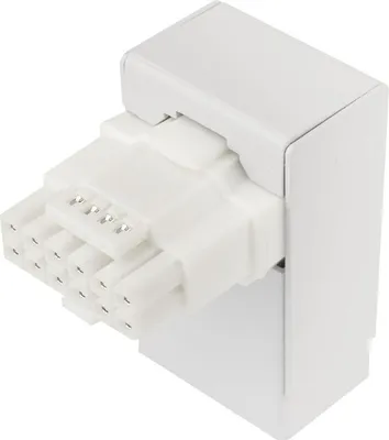 Produktbild von Kolink CP-12VHPWR-T1W 90-Grad-Adapter für Grafikkarten PCIe Weiß