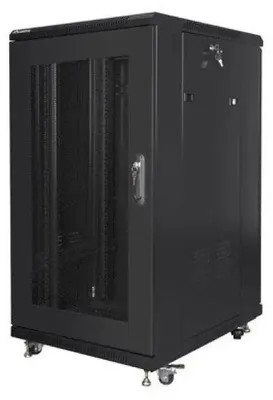 Image de Lanberg FF01-6822-23B armoire rack 22U Freestanding rack Noir