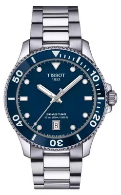 Obrázek produktu pro Tissot Seastar 1000 Quartz (40 mm) T120.410.11.041.00 stříbrná modrá/tyrkysová