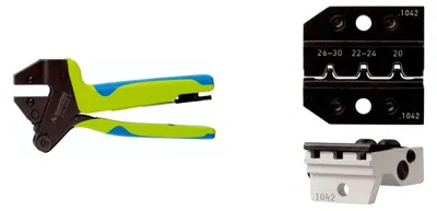 Produktbild von 624 1042 3 01 K1 Rennsteig Werkzeuge GmbH Crimpzange PEW12 für Micro-Fit gestanzte-Kontakt Querschnitt AWG30 - AWG20 -