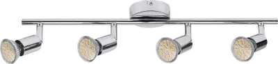 Zdjęcie produktu dla Lampa sufitowa Norton LED chromowana 4xGU10x12W metal wym:13x50x8cm IP20 Rabalux