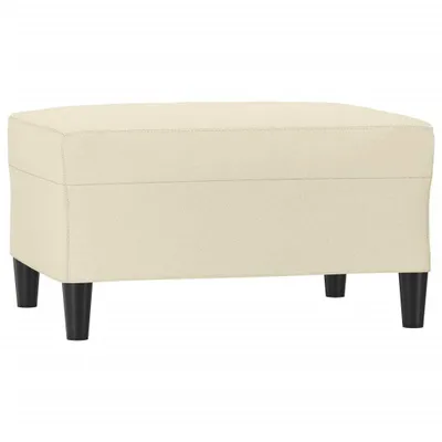 Obrázok produktu pre Podnožka krémová 70x55x41 cm umelá koža