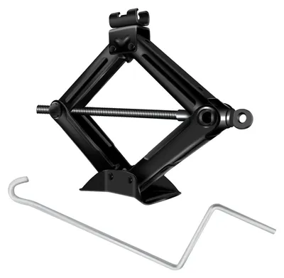 Produktbild von Auto Wagenheber - Scherenwagenheber manuell 2 t (2000 kg) - Mit Handkurbel - Für PKW und SUV - Pannenhilfe zum Reifenwechsel
