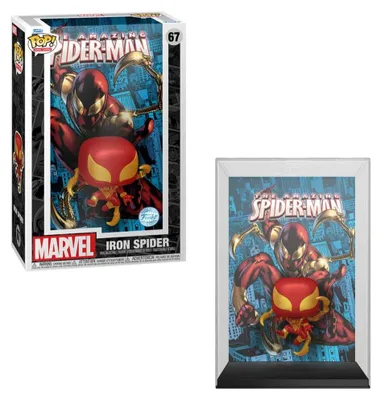 Sammelfigur Iron Spider, Vinyl, 18 x 9 x 28 cm, Mehrfarbig