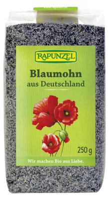 Produktbild von Rapunzel Bio Blaumohn 8x250g