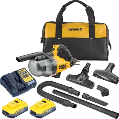 Productafbeelding van DeWalt DCV 501 LH2 accu-steelstofzuiger 18 V 0,7 l stofklasse L + 2x Powerstack-accu 5,0 Ah + oplader