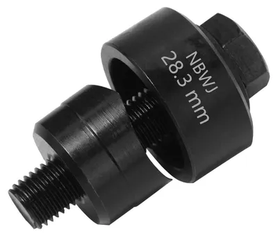 Immagine prodotto di Trapano a tazza Blechlocher da 28,3 mm con adattatore esagonale, ideale per rubinetti da cucina, lavelli, lamiere d'acciaio, acciaio inossidabile e metallo