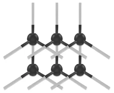 Produktbild von Ersatzteil-Set für Saugroboter - Mit 6 Seitenbürsten, Gummiwalzenbürste, Filtern, Staubbeuteln und Wischtüchern - Kompatibel mit L10s Ultra Gen 2 und L30s Ultra