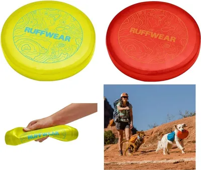 Produktbild von Ruffwear Camp Flyer Frisbeescheibe Spielzeug ⌀ 22 cm, Farbe:Lichen Green
