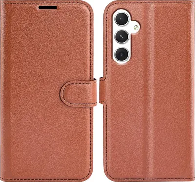 Produktbild von Samsung Galaxy S24 Hülle - Coverup Klapphülle - Braun