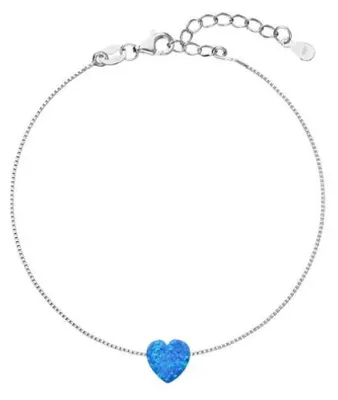 Image de Bracelet délicat avec opale synthétique 13018.3