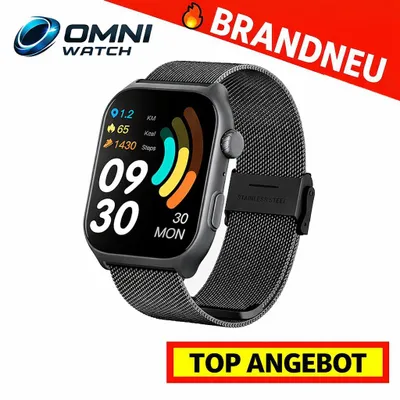 Obrázek produktu pro Chytré hodinky OmniWatch™ – fitness tracker, měření pulsu, krevního tlaku a SpO2, monitorování spánku, sportovní hodinky