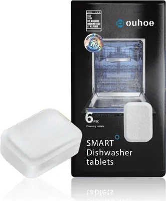 Produktbild von 6 Stück Spülmaschinentabs 6 Tabs Geschirrspülreiniger Zur Entfernung von Ölflecken und Gerüchen