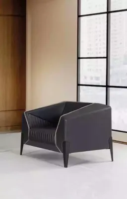 Produktbild von Designer Büro Sessel Textil Möbel Stoff Arbeitzimmer Einrichtung Polstersessel