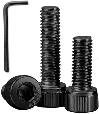 Productafbeelding van 20 Stuks M5x16mm Cilinderkopschroeven met Binnenzeskant,Zwart