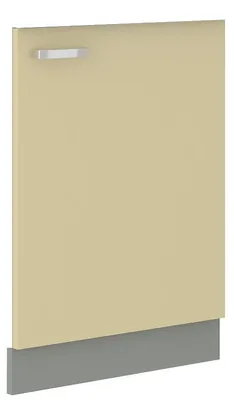 Zdjęcie produktu dla Front do zabudowy zmywarki ULLERIKE – 60 x 72 cm, kremowy/szary