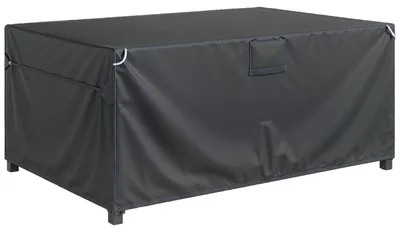 Produktbild von Schutzhülle für Gartenmöbel Winterfest Wasserdicht Winddicht Anti-UV Abdeckplane 420D Oxford Gewebe 180x120x74cm Schwarz