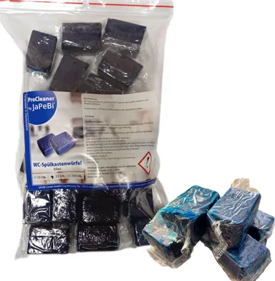 Produktbild von 23 WC - Wasserkastenwürfel Spülkasten-Würfel Reinigungs-Tabs blue, 50g