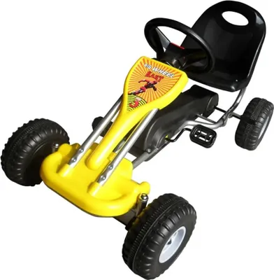 Produktbild von Pedal-Gokart Gelb , Rutschautos Design 2024