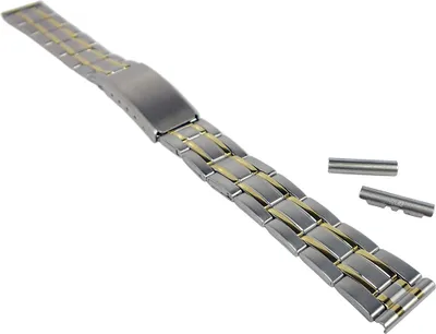 Produktbild von Eulit | Uhrenarmband Bicolor | Edelstahl Wechselanstoß > 14mm & 16mm